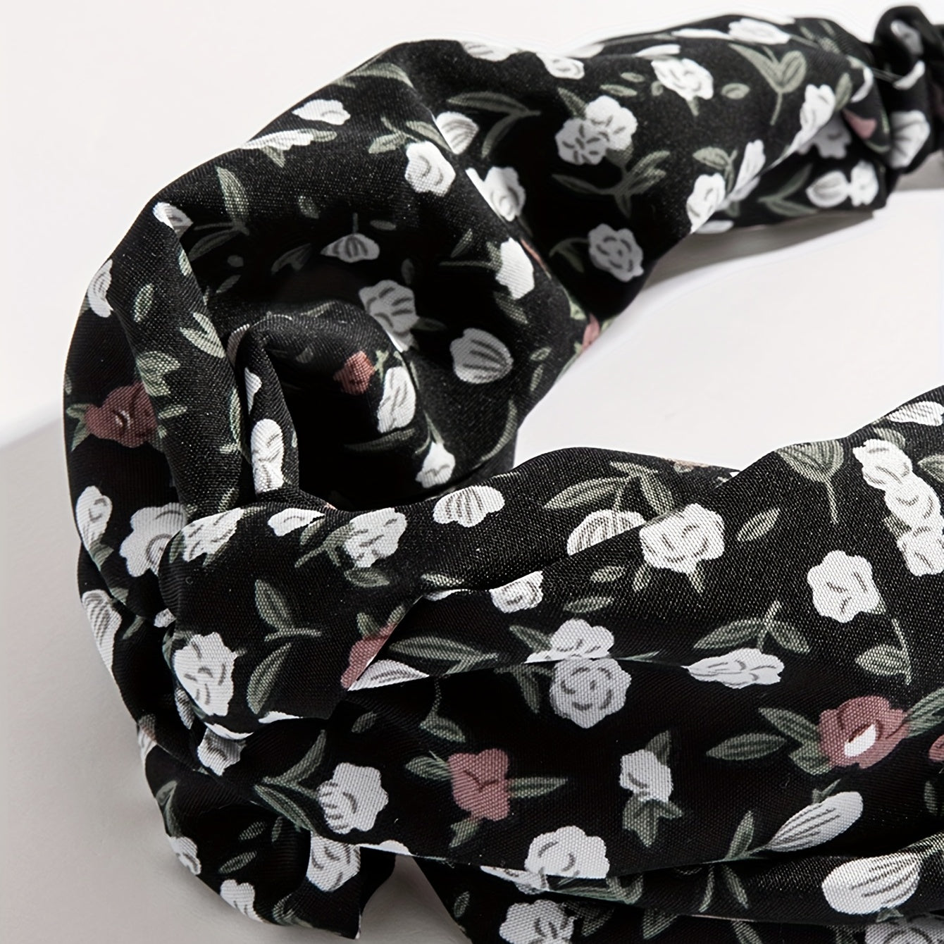 Criss Cross Headband Stretchy Hair Band Floral Printed Hair Band Style Headdress