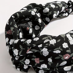 Criss Cross Headband Stretchy Hair Band Floral Printed Hair Band Style Headdress