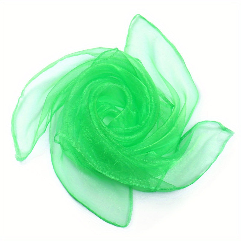 Chiffon Nylon Scarf Handkerchief for Performance Dancing