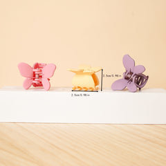 10pcs Butterfly Frosted Small Clips Hair Accessories
