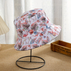 Casual Reversible Bucket Hat Unicorn Print Set Mushroom Hat