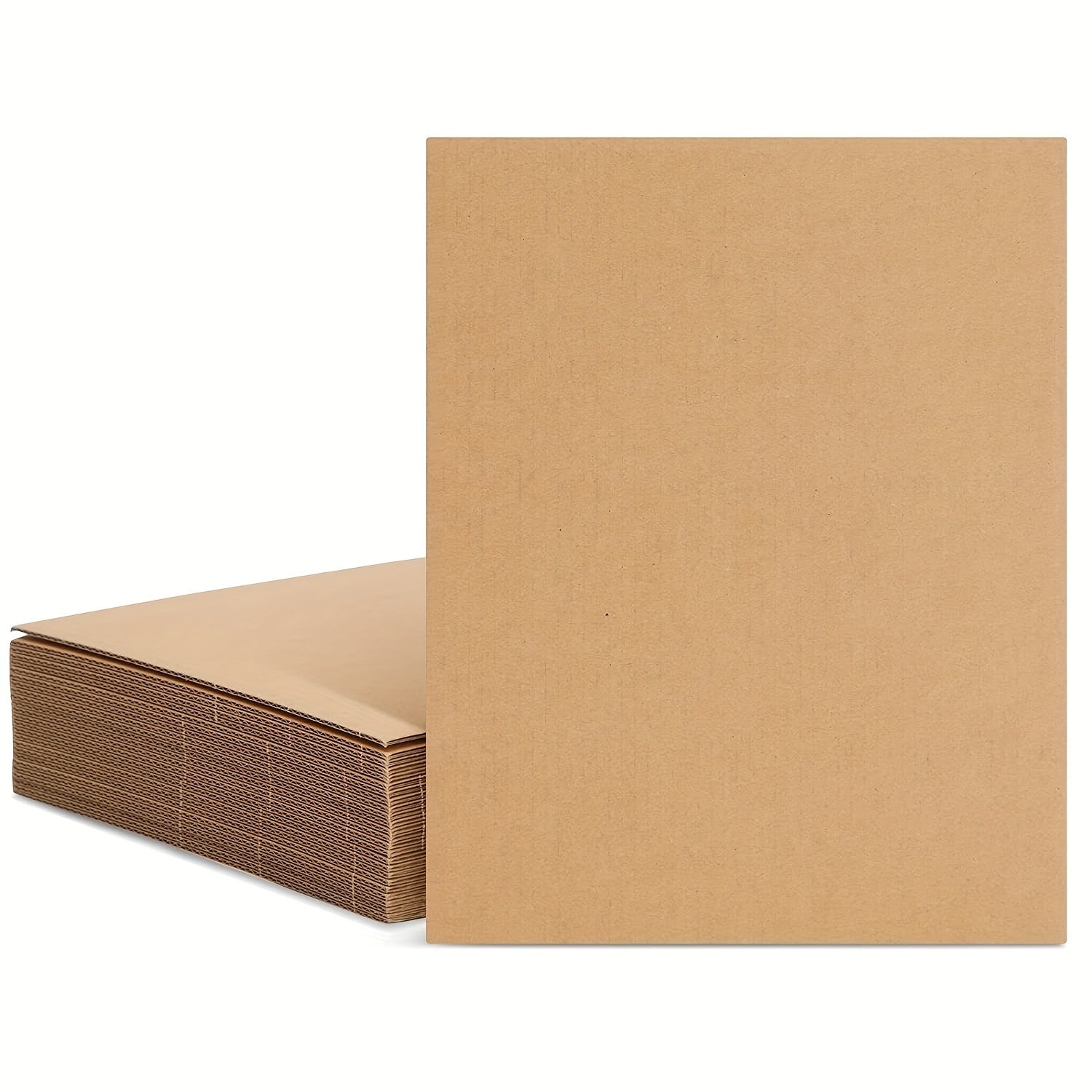 10pcs A4 Corrugated Cardboard Flat Card Paper Inserts For Crafts