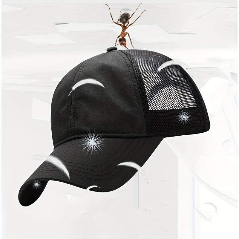 Mesh Baseball Hats Outdoor Leisure Cap Breathable Sun Visor Cap