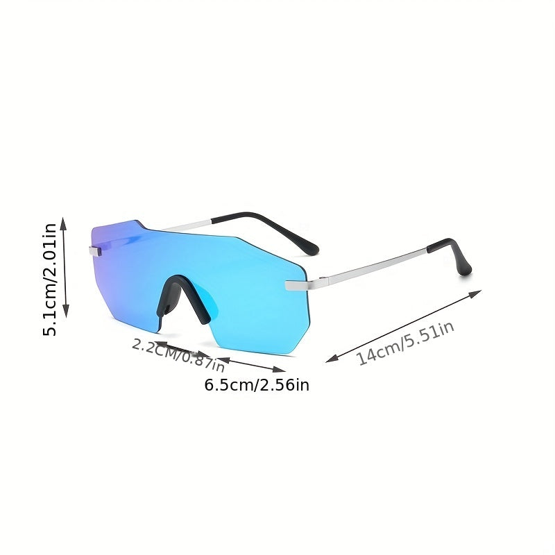 Polygon One Piece Lens Sunglasses for Men
