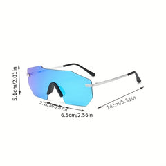 Polygon One Piece Lens Sunglasses for Men