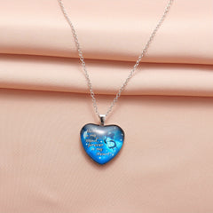 Heart Shaped Butterfly Pendant Necklace for Women