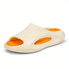 Men's Cloud Slides Non Slip Slippers Open Toe Shoes for Indoor Outdoor