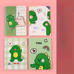 8 Mini Notebooks A7 Portable Diary with 32 Pages Set of 4 Patterns