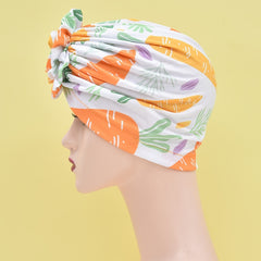 Colorful Flower Bandana Turban Cap for Women