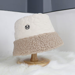 Women Fur Bucket Hat Short Brim Fisherman's Hat