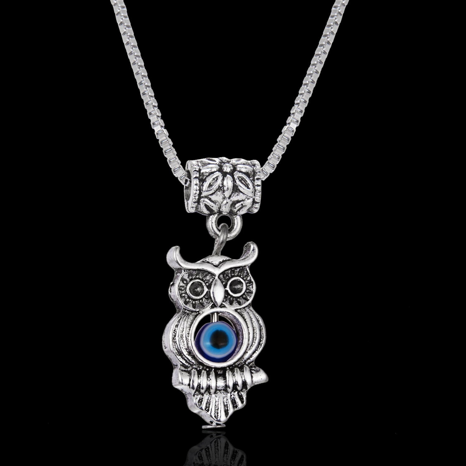 Eye Pendant Necklace Evil Eye Necklace Metal Chains Necklace