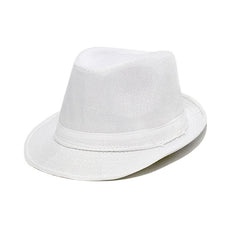 Women's Curved Brim Vintage Sun Hat Western Fedora Cap