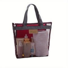 Portable Zipper Hand Beach Bag Pouch Travel Toiletry Bag
