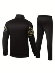 Men's Embroidered Sportswear Set for Outdoor Activities