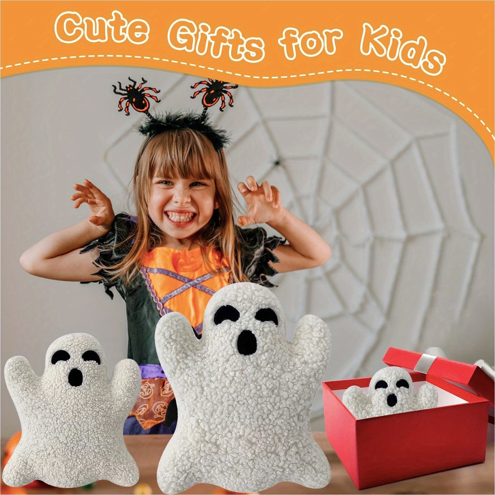 Halloween Pumpkin Plush Monster Dolls - Spooky Decor & Creative Gift