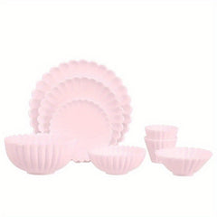 8pcs 1:6 Dollhouse Tableware Utensil Set for Kitchen Furniture Photo Props
