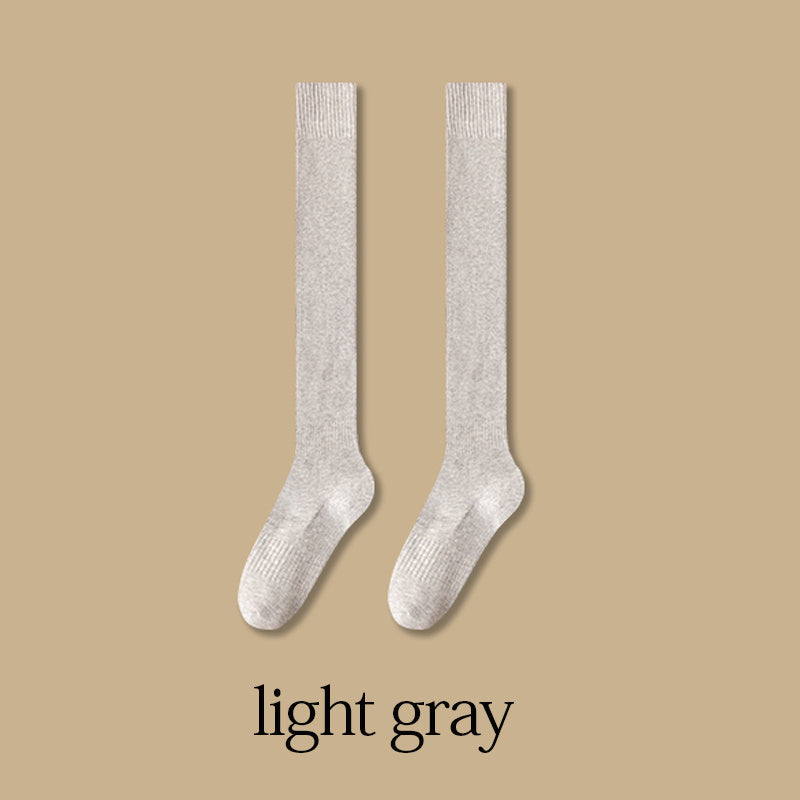 Warm Knit Thigh High Socks for Women