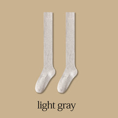 Warm Knit Thigh High Socks for Women
