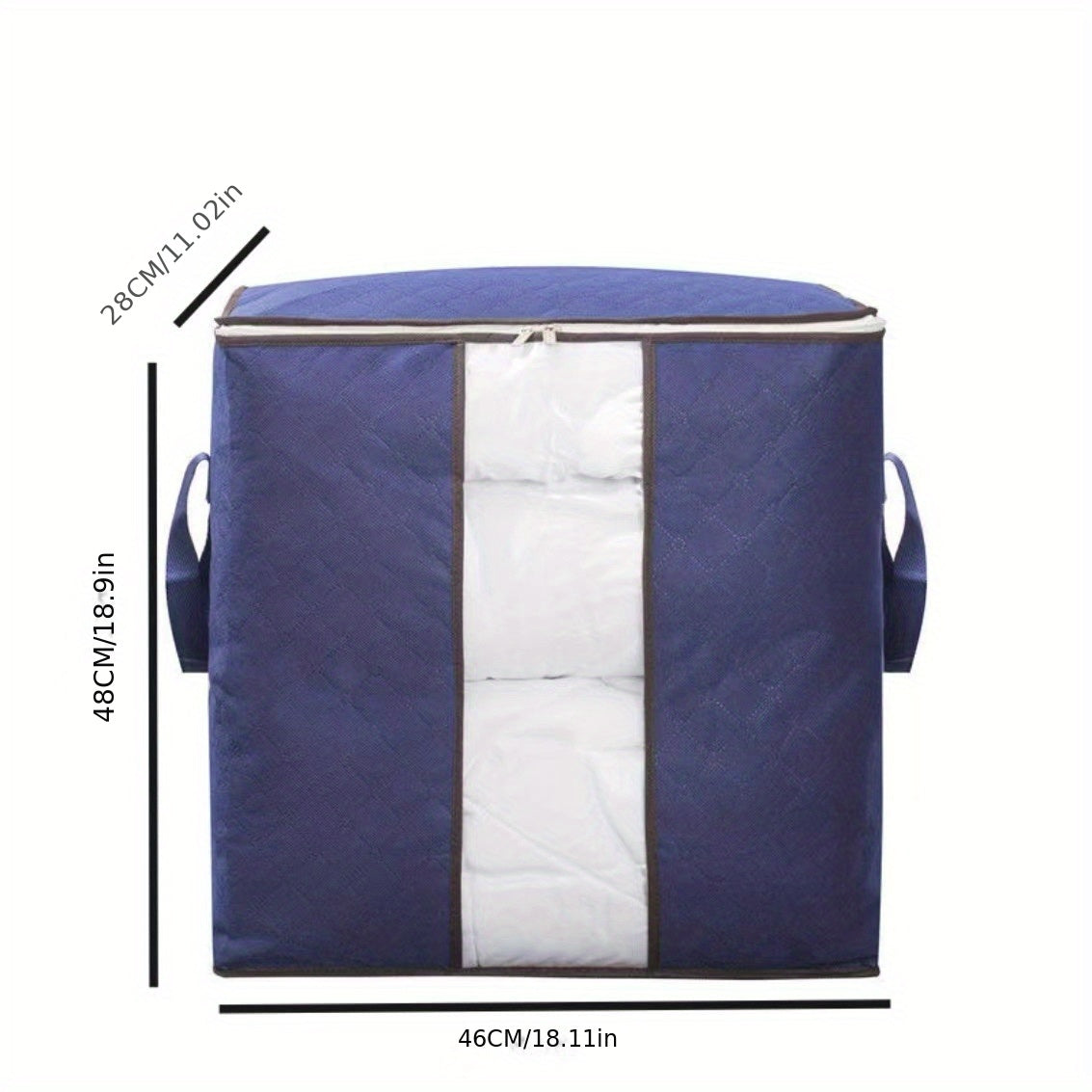 Large Capacity Storage Bag Dustproof Foldable Luggage Bag With Zipper