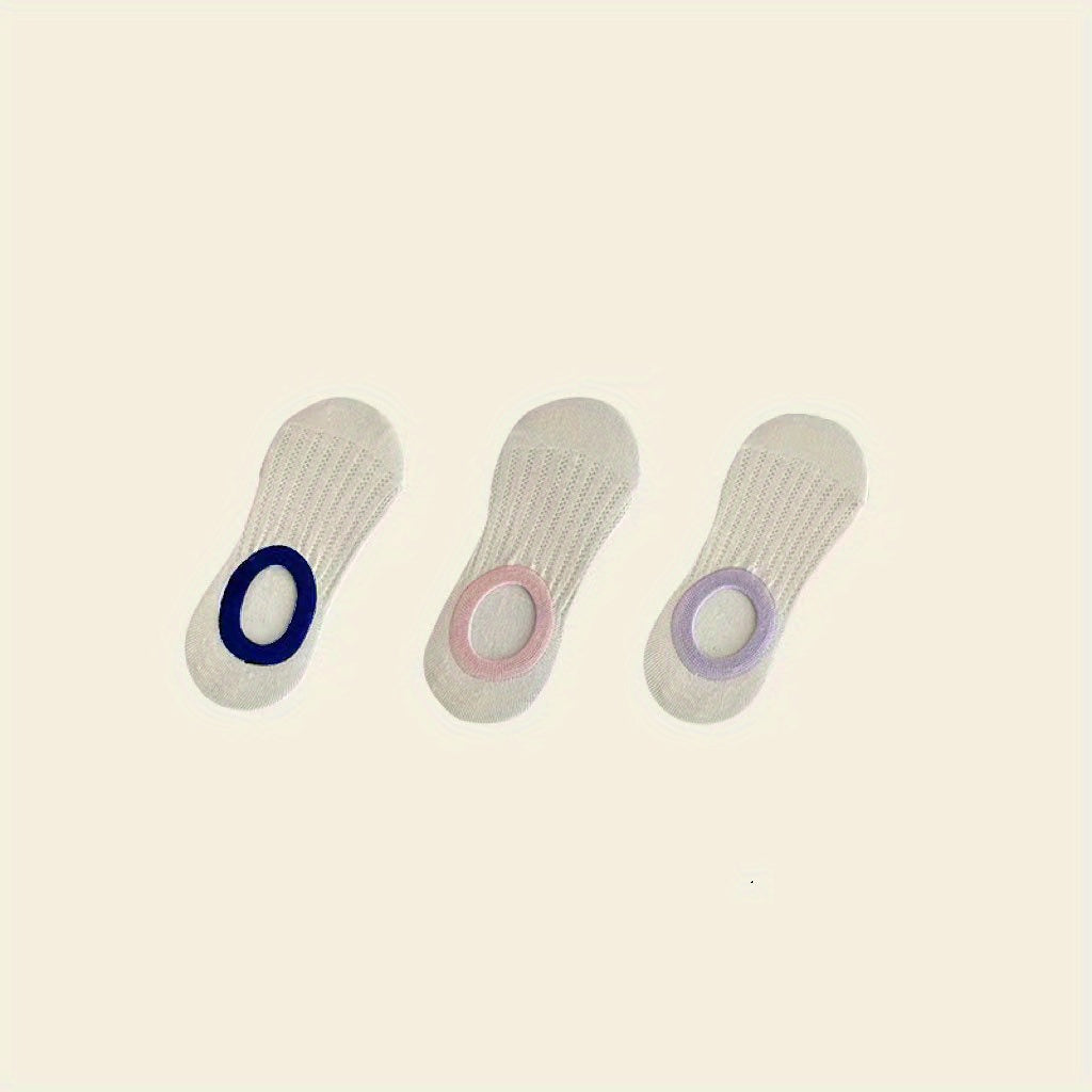 3 Pairs No Show Socks Soft & Lightweight Low Cut Ankle Socks Women's Stockings