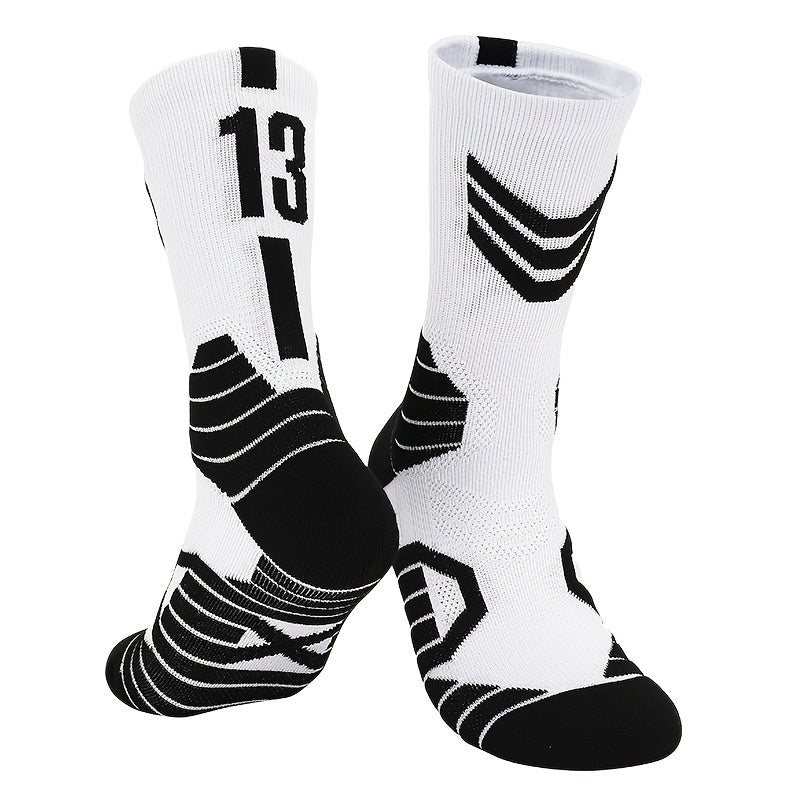Adult Basketball Socks Breathable Sweat Absorbing Non Slip