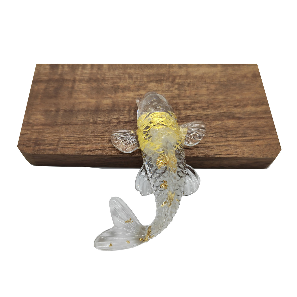 Crystal Stone Gravel Goldfish Shape Small Jewelry Gift