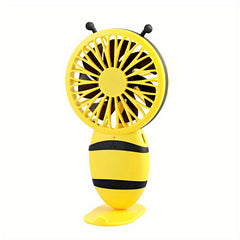 Mini USB Rechargeable Handheld Fan with Phone Holder