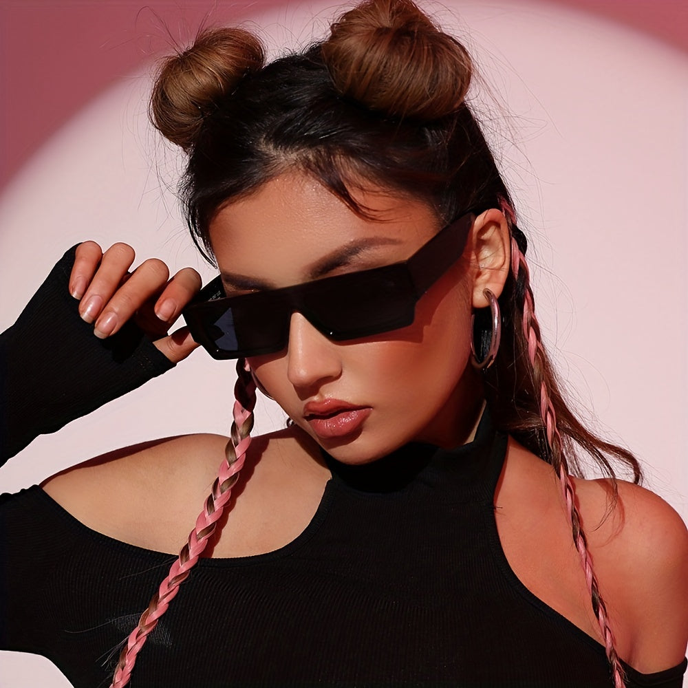 Y2K Rectangle Sunglasses Candy Photo Booth Props Glasses