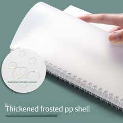 A6 Horizontal Line Coil Student Notebook with Strap