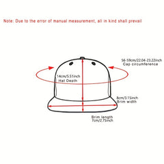Men's Shar Pei Hip Hop Flat Brim Hat