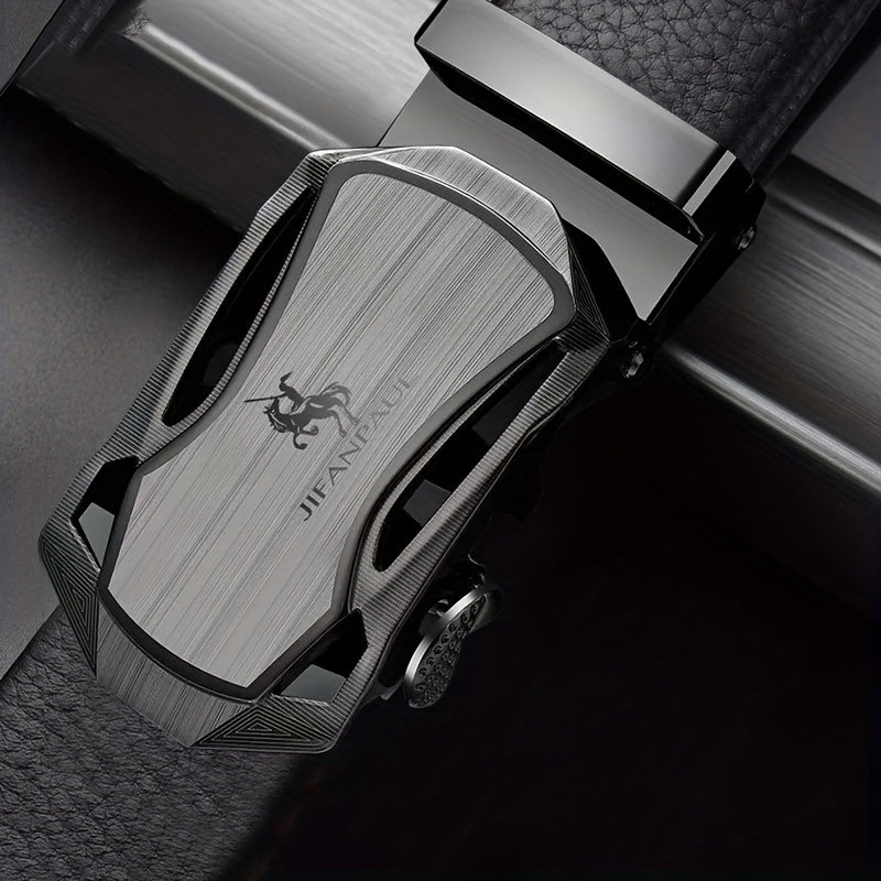 Men's PU Leather Automatic Buckle Belt