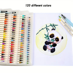 Watercolor Brush Pens Set Real Brush Tips Without Mess