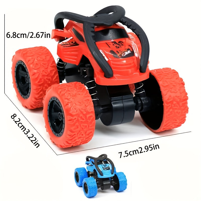 Light Up Monster Truck Toy Set for Kids 3-6 No Batteries Needed