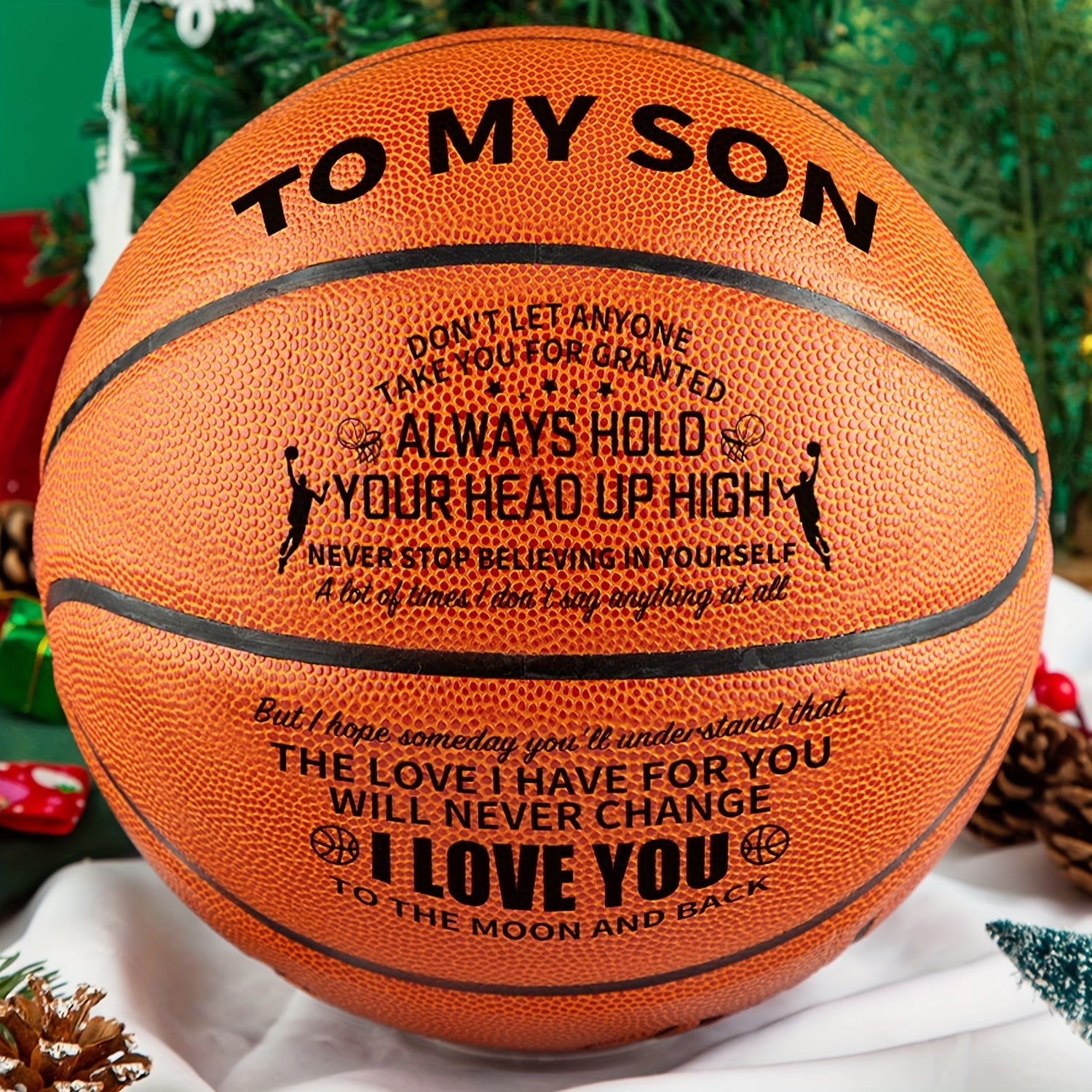 Engraved Kids Basketball with Pump