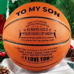 Engraved Kids Basketball with Pump