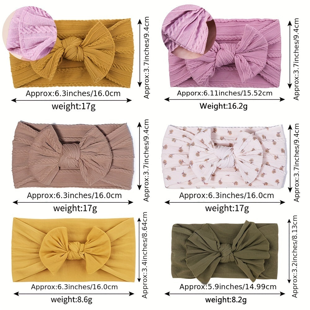 3pcs Baby Girl Bowknot Headbands Hair Accessories