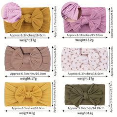 3pcs Baby Girl Bowknot Headbands Hair Accessories