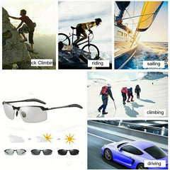 Men's Night Driving Sunglasses for Cycling Travel