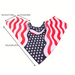 Flag Print Head Scarf Hat UV Protection Sun Visor Cap