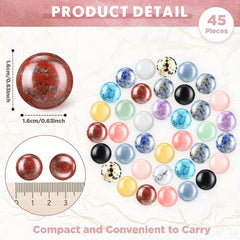Gem Chakra 16mm Sphere Crystal Worry Stone Large Gem Sphere