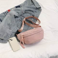 Streetwear Casual Chest Bag Nylon Foldable Fanny Pack