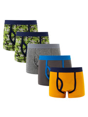 Boys' Pattern Boxer Briefs 5 Pack