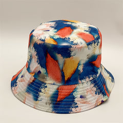 Stylish Tie Dye Bucket Hat Women Summer Sun Basin Cap
