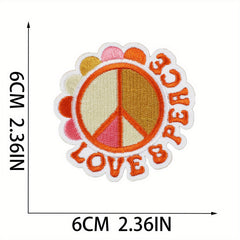 16pc Sun Embroidery Iron On Patches For Men Sew On Embroidered Applique