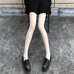 Polka Dot Mesh Tights Sheer Slim Footed Pantyhose