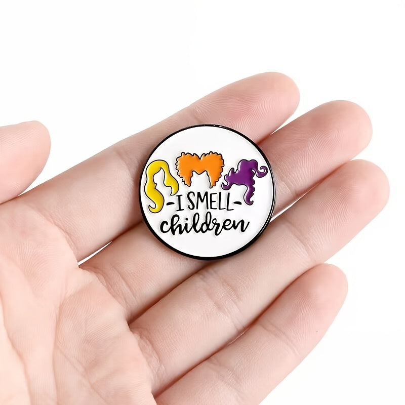 Cartoon Oil Dripping Brooch Halloween Gift Badge Movie Shirt