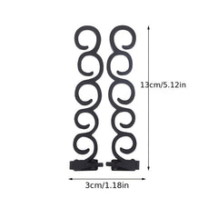 4pcs Hair Styling Clip French Braid Roller Bun Maker