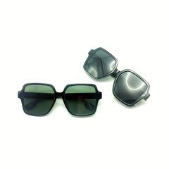 Men's Large Frame Polarized Sunglasses UV400 Eyewear with Case