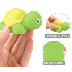 7pcs Baby Bath Toys Fishing Net Set for Toddlers 1-3 Floating Bathtub Toy