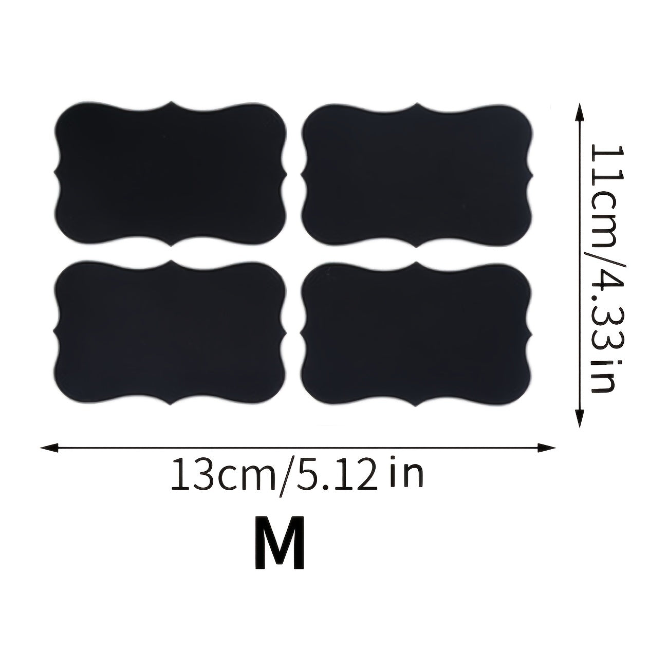 5pcs Blackboard Label Reusable Sticker for Can and Box